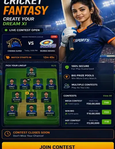 7744 (7744 bet) fantasy cricket & matchday visual 3